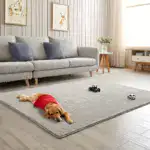 Extra-Large Dog Mat for Resting & Floor Protection, Quick-Dry Chenille Fiber – gallery image 5