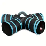 Collapsible Pet Tunnel for Cat Play & Activity with 5-Way Design – gallery image 7