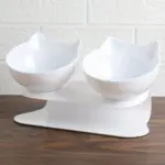U-Shaped Non-Slip Double Pet Bowl for Feeding & Water – gallery image 6