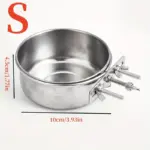 Stainless Steel Pet Bowl for Food and Water with Hanging Straps and Screw-Mount Hardware – gallery image 4