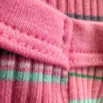 Pink Striped Ribbed Dog Vest for Easy Pullover Wear with Soft Knit Fabric – gallery image 8