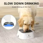 Pet Floating Water Bowl for Drinking Water with Splash-Resistant Design & Anti-Tip Base – gallery image 10