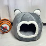 Enclosed Cat Bed for Warm Resting with Insulated Design and Fleece Lining – gallery image 7