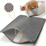 Honeycomb Double-Layer Cat Litter Mat for Litter Tracking Control and Easy Cleanup – gallery image 2
