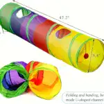 S-Shaped Collapsible Cat Tunnel for Play & Exploration with Connectable Foldable Design – gallery image 5
