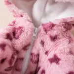 Fleece-Lined Pet Coat for Warm Outdoor Wear, Leopard Print – gallery image 7