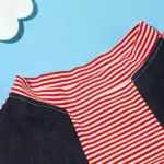 Pet T-Shirt for Medium and Large Dogs, Red and White Stripes – gallery image 13