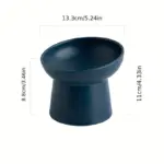 Elevated Inclined Ceramic Cat Bowl for Feeding and Drinking – gallery image 12