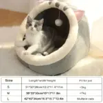 Soft Cat Bed for Resting & Sleeping with Breathable Design – gallery image 6
