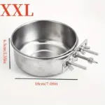 Stainless Steel Pet Bowl for Food and Water with Hanging Straps and Screw-Mount Hardware – gallery image 11