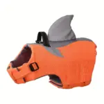 Reflective Shark Shape Pet Life Jacket for Water Safety & Visibility, Adjustable Fit – gallery image 3