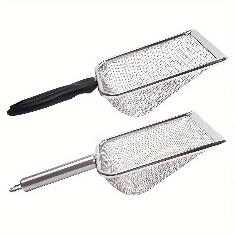 98d492a2-5b37-41f5-bb15-c0d5b0ce49b3 Cat Litter Scoop for Filtering Pet Waste with Fine-Pore Shovel Head and Stainless Steel Handle – main image