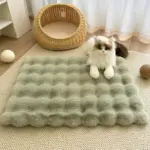 Artificial Short Plush Pet Mat for Resting & Sleeping, Washable Soft Surface – gallery image 4