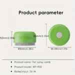 Electric Pet Steam Brush for Grooming & Loose Hair Removal One-Button Spray, Self-Cleaning Design – gallery image 12