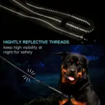 Bungee Tactical Dog Leash for Walking & Control with Reflective Detail and Dual Padded Handles – gallery image 8