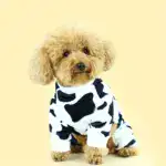 Dog Pajamas for Year-Round Wear with Soft Textured Fabric and Cow Spot Pattern – gallery image 8