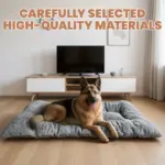 Plush Pet Bed Mattress for Resting & Lounging with Raised Edges and Rectangular Design – gallery image 8