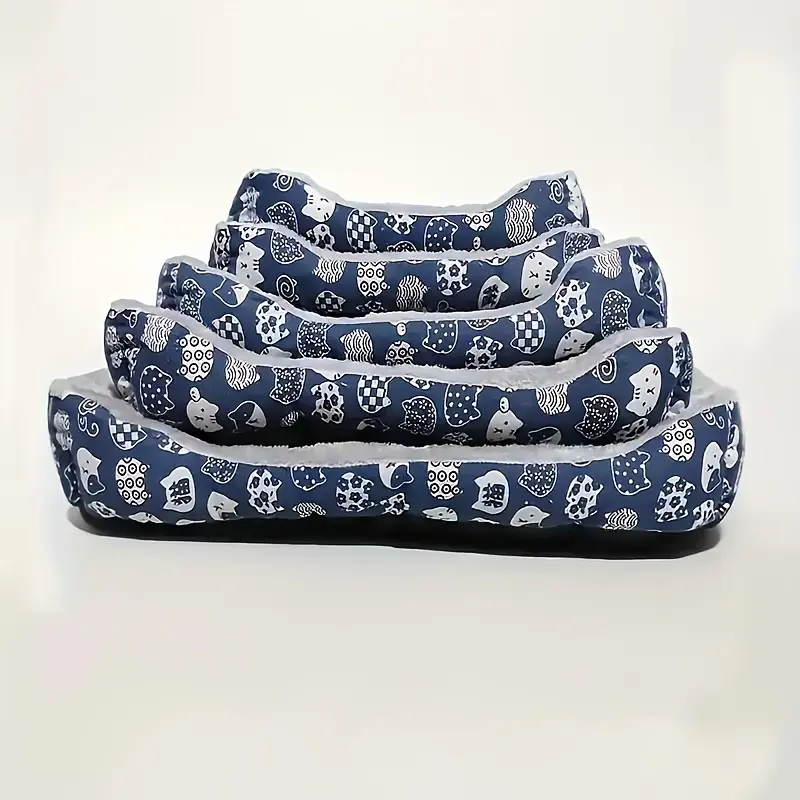 a7ab4a32-d215-4118-9ad3-a334adae5d1f Pet Mattress Cushion for Resting & Lounging, Easy-Clean Surface, Paw Print Design – main image