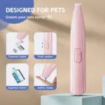 Cordless Mini Pet Grooming Clippers for Trimming Hair Around Face, Paws, Ears and Rear – gallery image 10