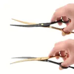 Dog Grooming Scissors for Hair Trimming & Styling with Cutting, Curved and Thinning Shears – gallery image 2