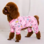 Thickened Fleece Pet Pajamas for Warm Indoor Wear with Placket Closure – gallery image 3
