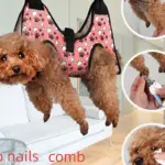 Pet Grooming Hammock Sling for Nail Trimming & Handling, Polyester Comfort Grip Design – gallery image 8