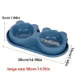 Double Stainless Steel Dog Bowls with No-Spill Stand for Drinking & Feeding – gallery image 15