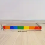 Corrugated Cardboard Cat Scratcher for Scratching & Claw Care with Rainbow Color Design – gallery image 5