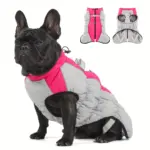 Dog Winter Jacket for Cold Weather Wear with Windproof Design & Reflective Detail – gallery image 9
