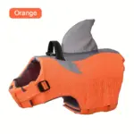 Reflective Shark Shape Pet Life Jacket for Water Safety & Visibility, Adjustable Fit – gallery image 7