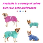 Quick-Dry Dog Bathrobe for Drying After Bathing & Grooming with Embroidered Detail – gallery image 12