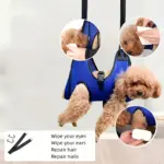 Pet Grooming Hammock for Nail Trimming & Grooming Support with Hanging Strap Design – gallery image 5