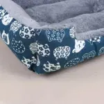 Pet Mattress Cushion for Resting & Lounging with Easy-Clean Surface and Paw Print Design – gallery image 5