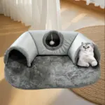 3-in-1 Cat Tunnel Bed for Resting & Play with Non-Slip Bottom – gallery image 5