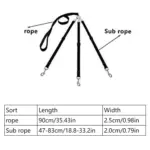 Adjustable No-Pull Dog Leash for Walking & Vehicle Restraint with Multi-Connection Design – gallery image 12