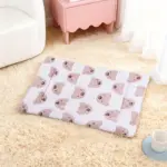 Thickened Double-Layer Pet Bed Cushion for Resting & Lounging, Cartoon Bear Pattern – gallery image 6