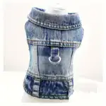Pull-On Denim-Style Dog Vest for Wearing & Light Coverage, Two-Leg Design – gallery image 3
