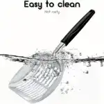 Metal Cat Litter Scoop for Sifting & Waste Removal with Long Handle – gallery image 9