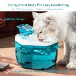 Pet Water Fountain Dispenser for Automatic Water Circulation with USB Power Supply – gallery image 9