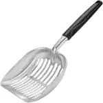 Metal Cat Litter Scoop for Sifting & Waste Removal with Long Handle – gallery image 2