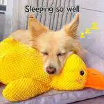 Chew-Resistant Plush Duck Dog Toy for Interactive Chewing & Squeaking – gallery image 5