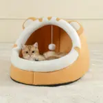 Cat Bed for Cat Resting & Sleeping with Soft Mat and Breathable Basket Design – gallery image 5