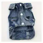 Pull-On Denim-Style Dog Vest for Wearing & Light Coverage, Two-Leg Design – gallery image 9