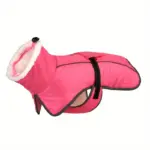 Warm Windproof Dog Jacket for Cold-Weather Wear, Fleece-Lined High Collar – gallery image 2