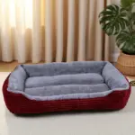 Pet Sleeping Nest Sofa Bed for Cats and Dogs for Resting & Lounging, Thick Rectangular Mattress – gallery image 12