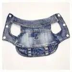 Pull-On Denim-Style Dog Vest for Wearing & Light Coverage, Two-Leg Design – gallery image 2