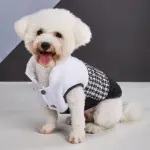 Three-Color Patchwork Padded Pet Coat for Cold-Weather Wear – gallery image 19
