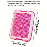 Small Dog Toilet Tray for Pet Potty Training with Hollow Grid Design – gallery image 4