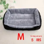 Pet Sleeping Nest Sofa Bed for Cats and Dogs for Resting & Lounging, Thick Rectangular Mattress – gallery image 22