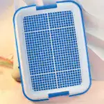 Small Dog Toilet Tray for Pet Potty Training with Hollow Grid Design – gallery image 5